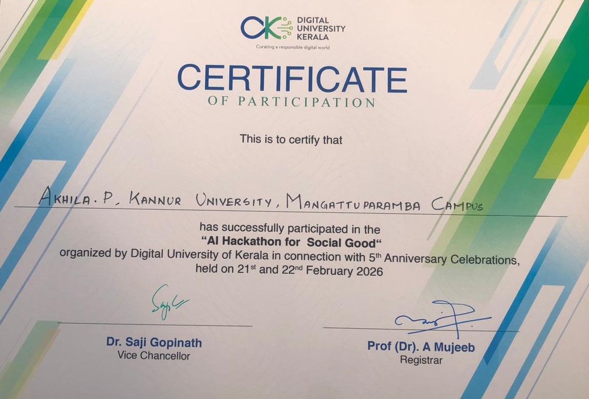 Hackathon Certificate